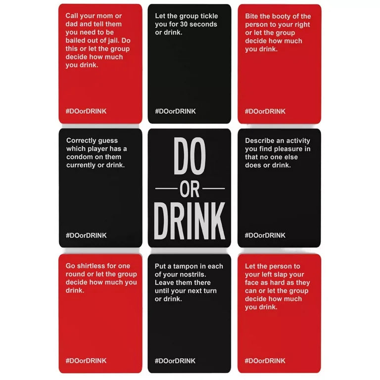 Do or drink card game