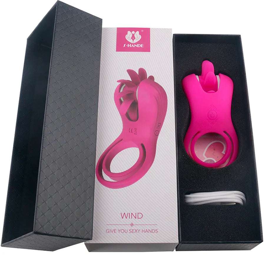 S hande wind (rotating tongue) vibrator