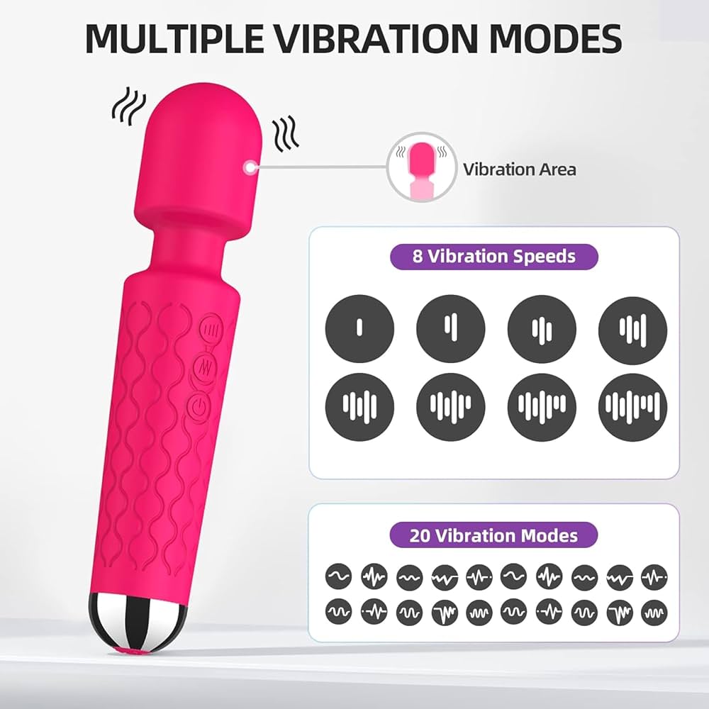 Wand massaging vibrator Hot big
