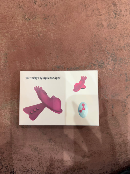 Butterfly flying massager