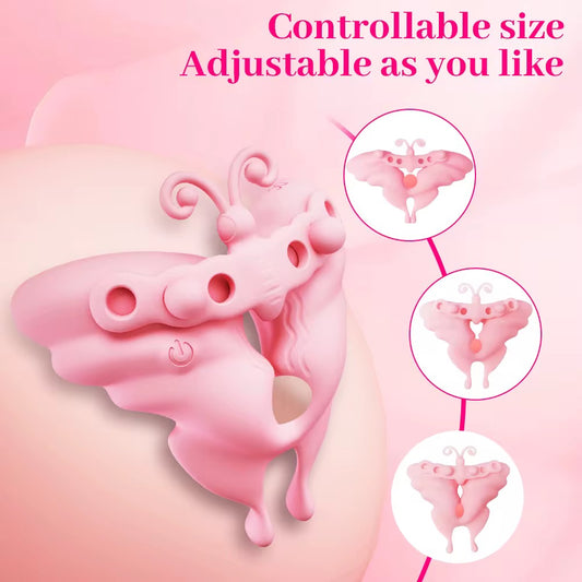 Butterfly love nipple vibrators
