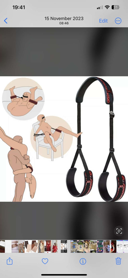 Neck thigh bdsm support