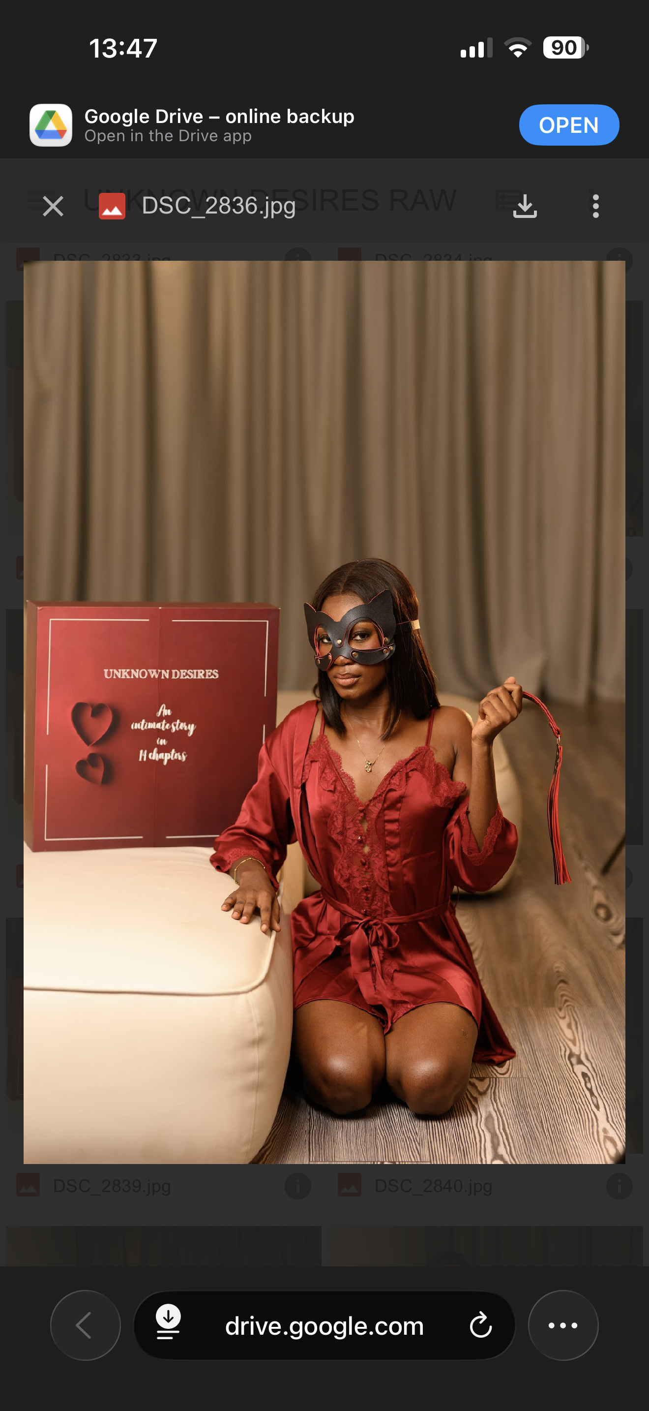 Unknown Desires Advent Calendar box. An intimate Story in 14 chapters