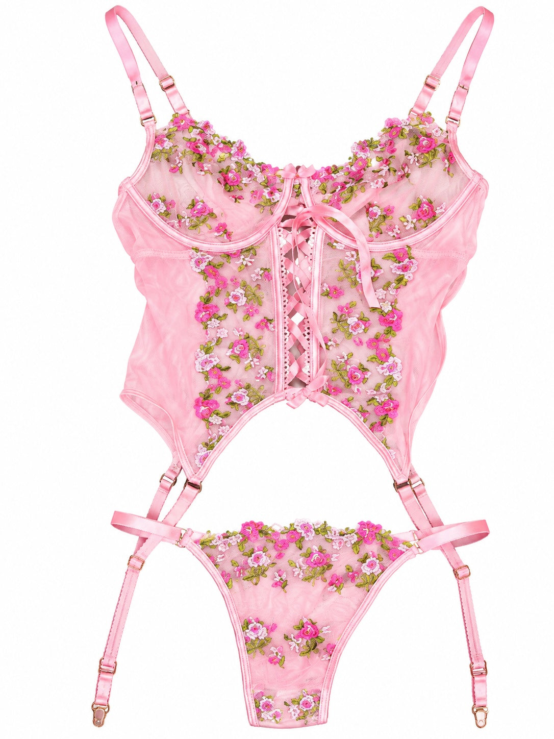Pink garden romance set