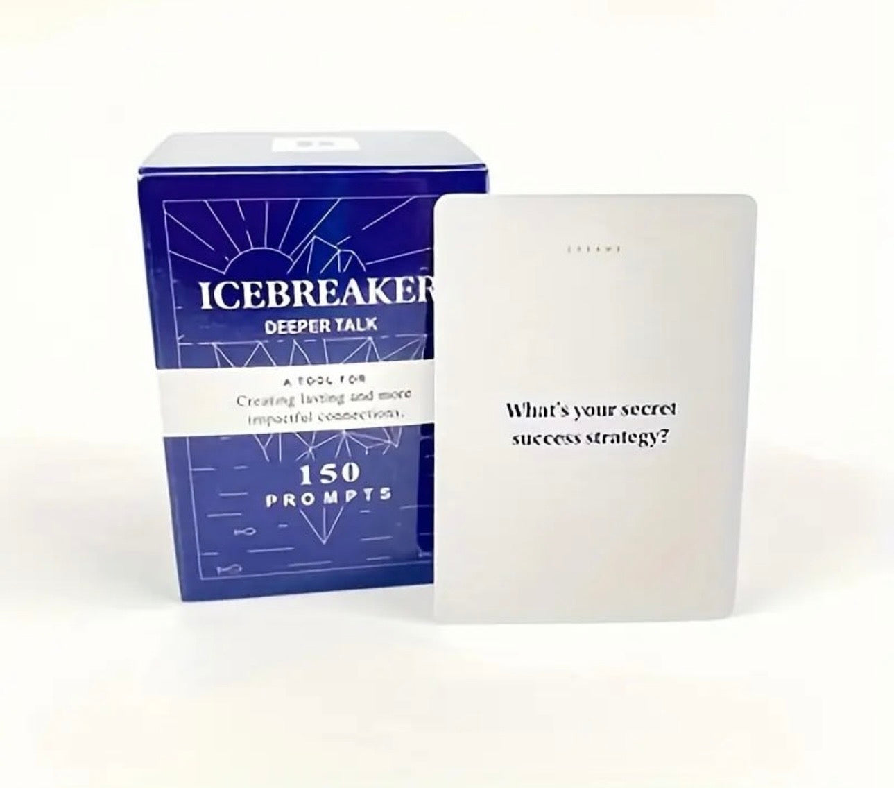 Ice breaker conversation card game