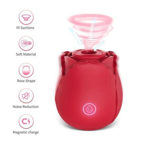 Rose suction vibrator