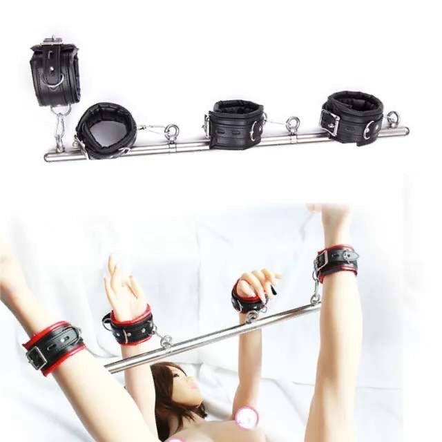 Stainless steel spreader bar without cuffs