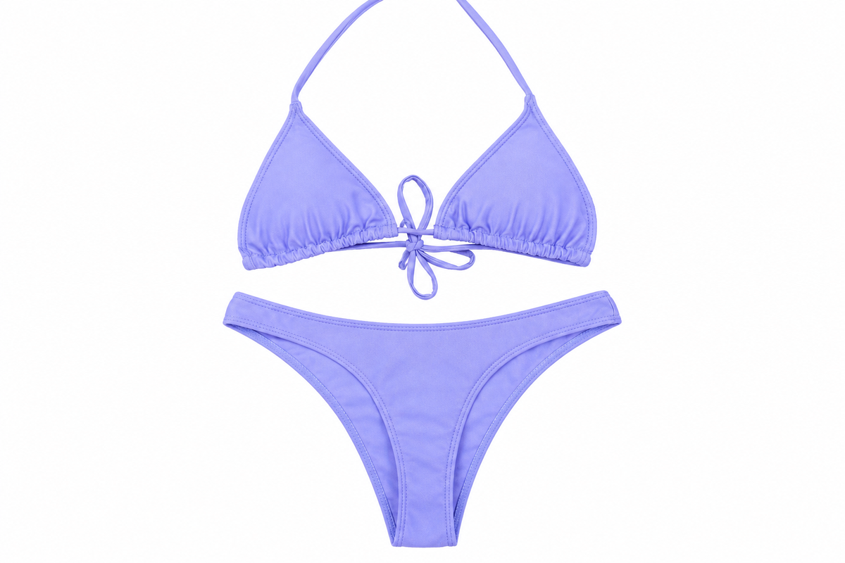 Lavender dream triangle bikini set