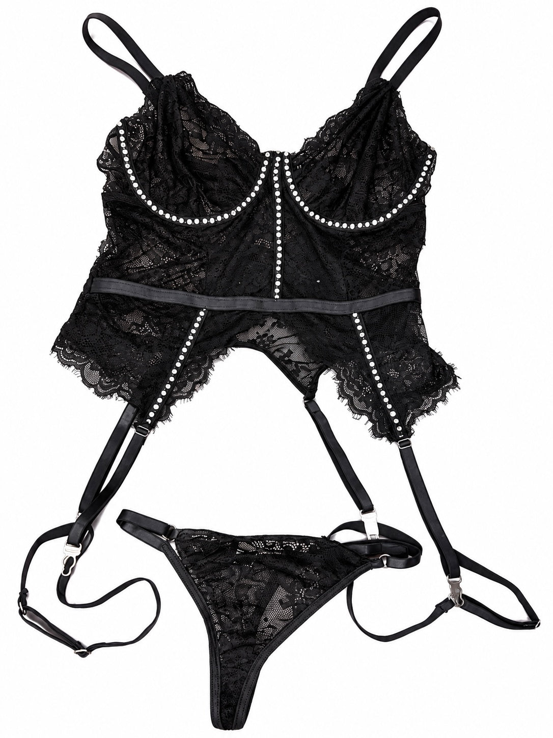 Preta pearl lace set
