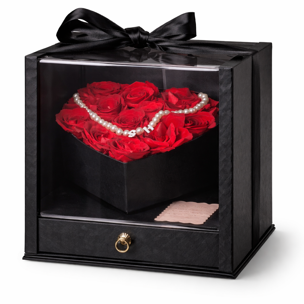 Preserved rose box