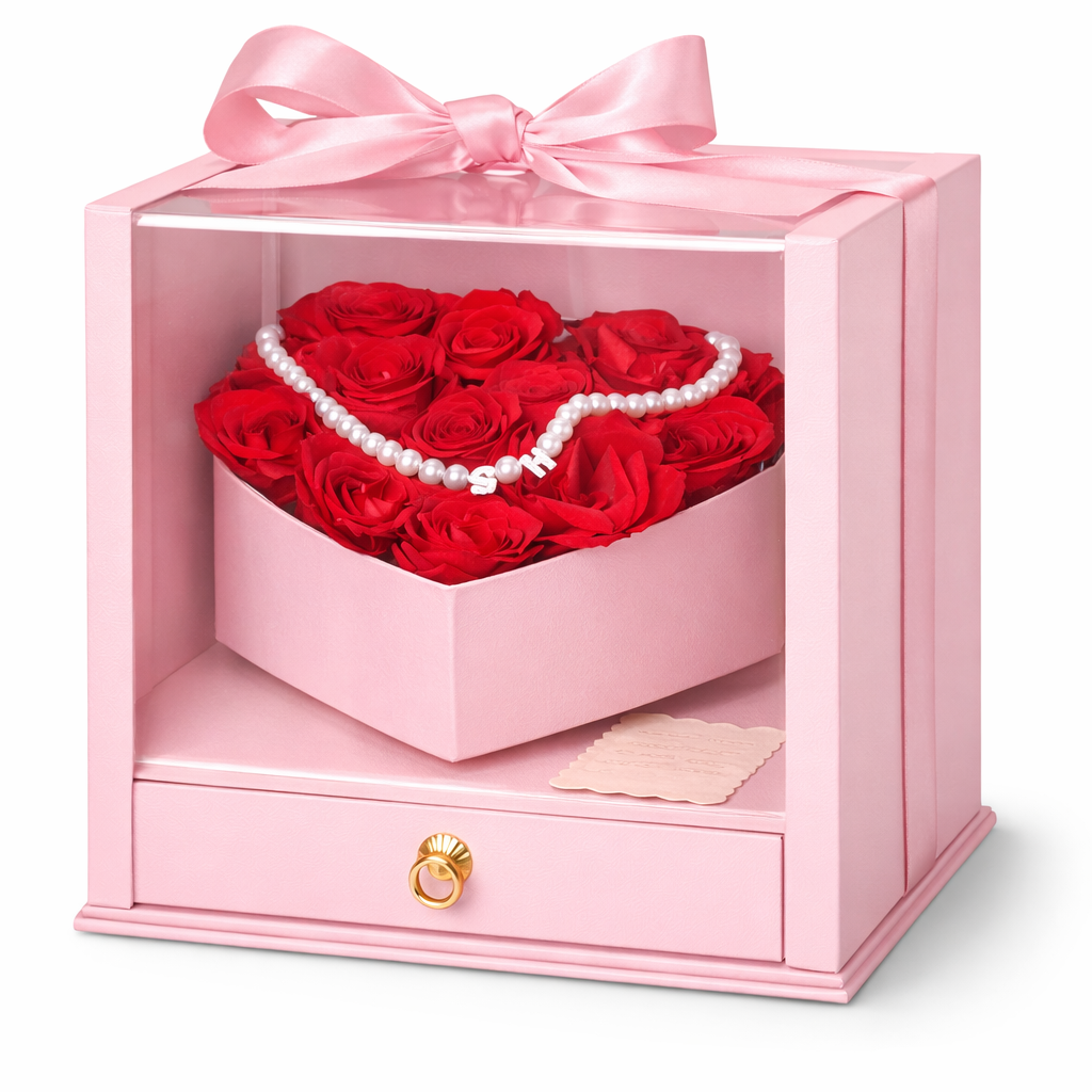 Preserved rose box